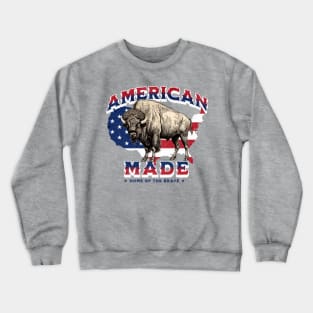 American Made - North American Bison Crewneck Sweatshirt